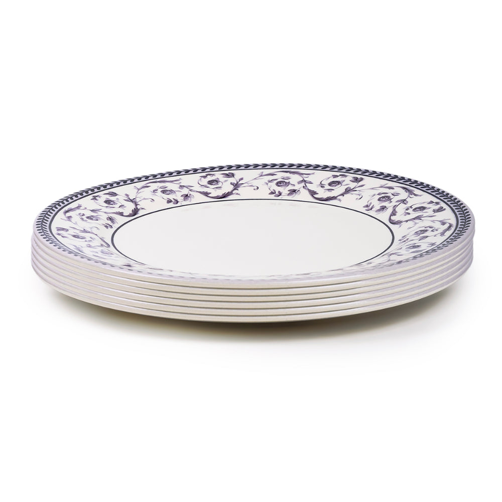 Claytan Callista Purple 8.2 inch Ceramic Salad Plate (Set Of 1)