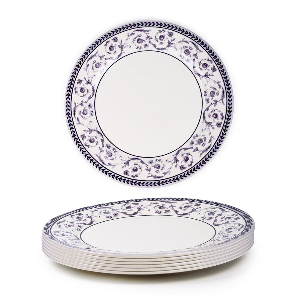 Claytan Callista Purple 8.2 inch Ceramic Salad Plate (Set Of 1)