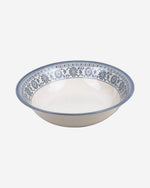 Claytan Plethora 9 inch Ceramic Salad Bowl (Grey & White, Set of 1)