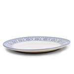 Claytan Plethora 12 inch Porcelain Chop Plate (Grey & White, Set Of 1)