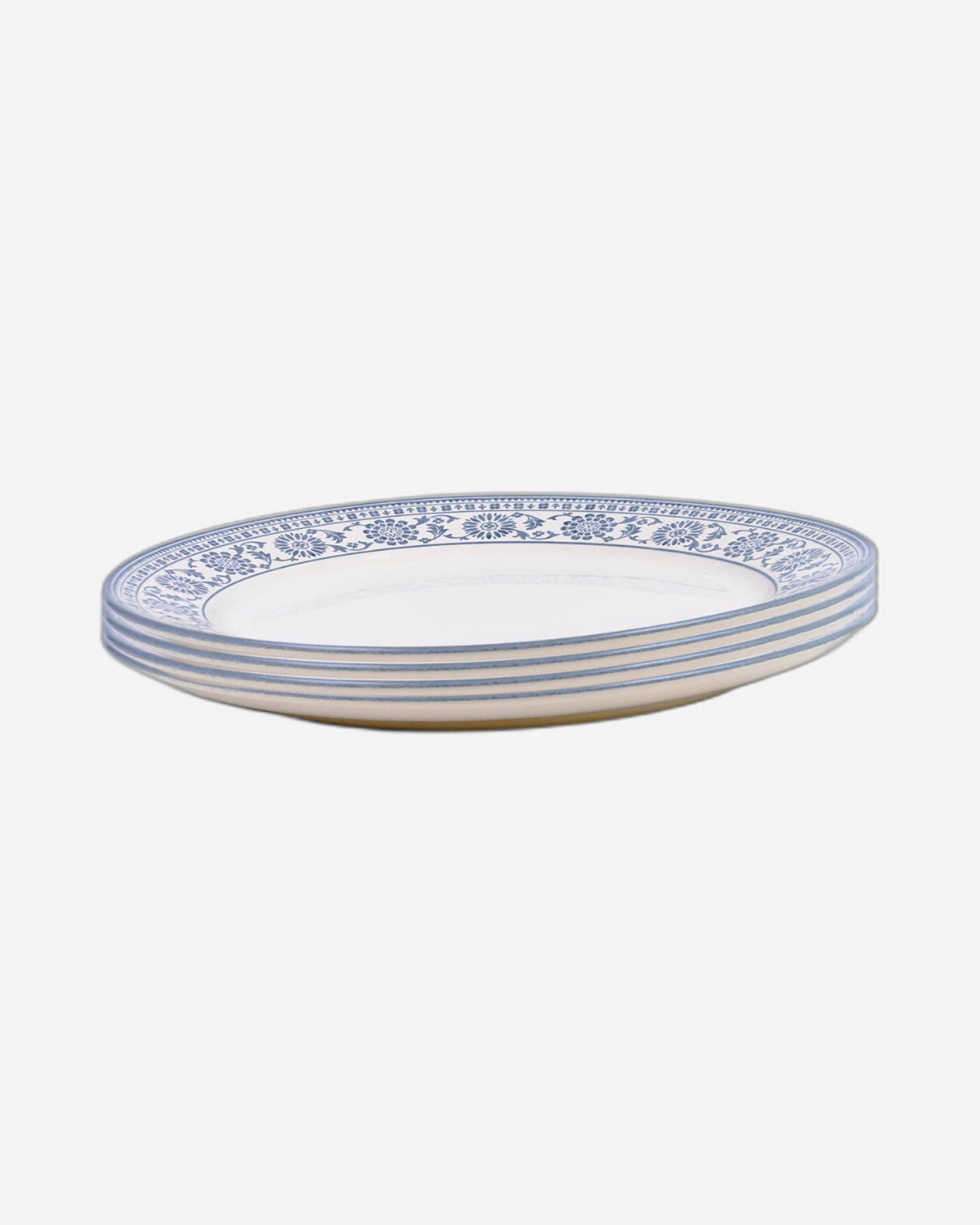 Claytan Plethora 12 inch Porcelain Chop Plate (Grey & White, Set Of 1)
