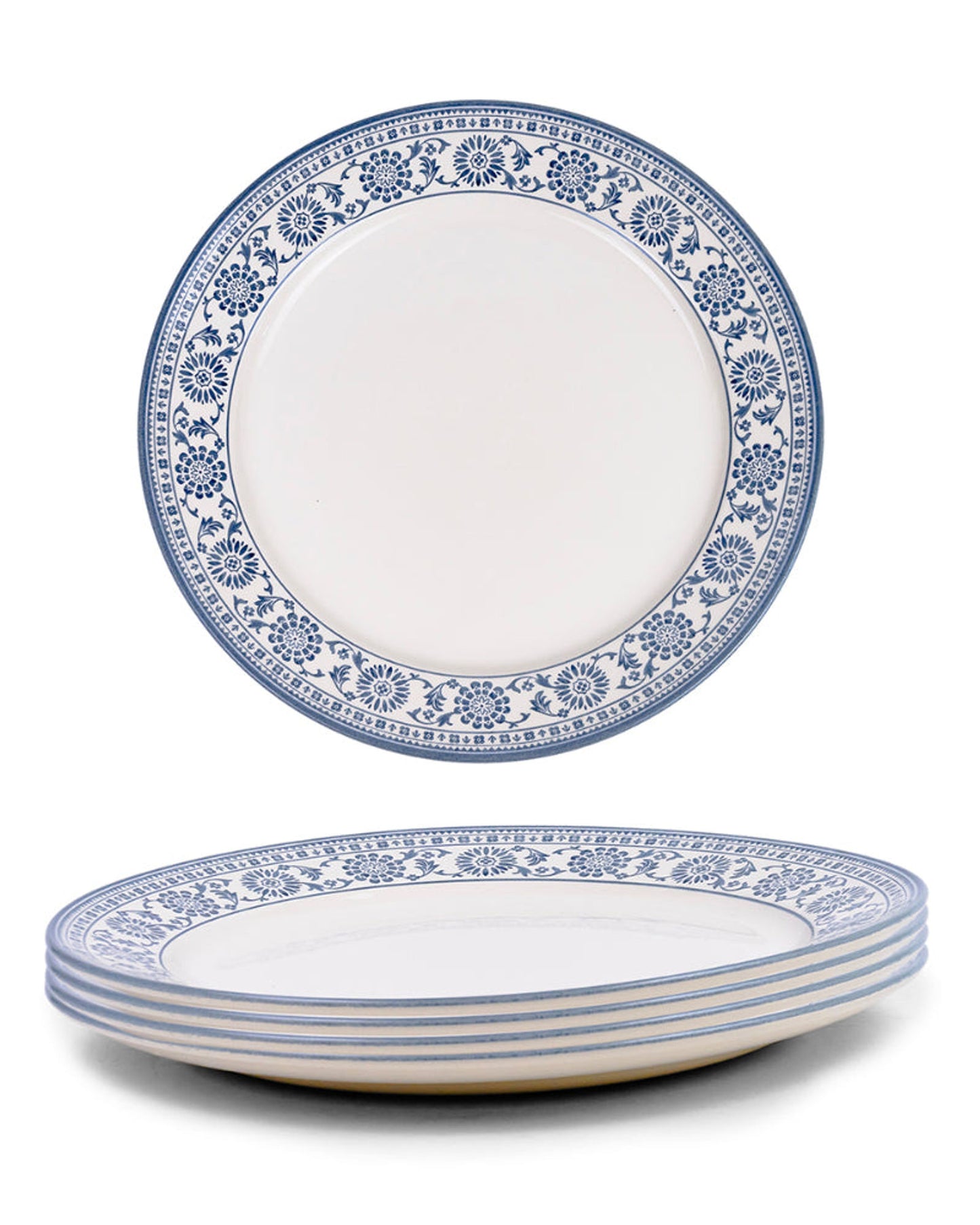 Claytan Plethora 12 inch Porcelain Chop Plate (Grey & White, Set Of 1)