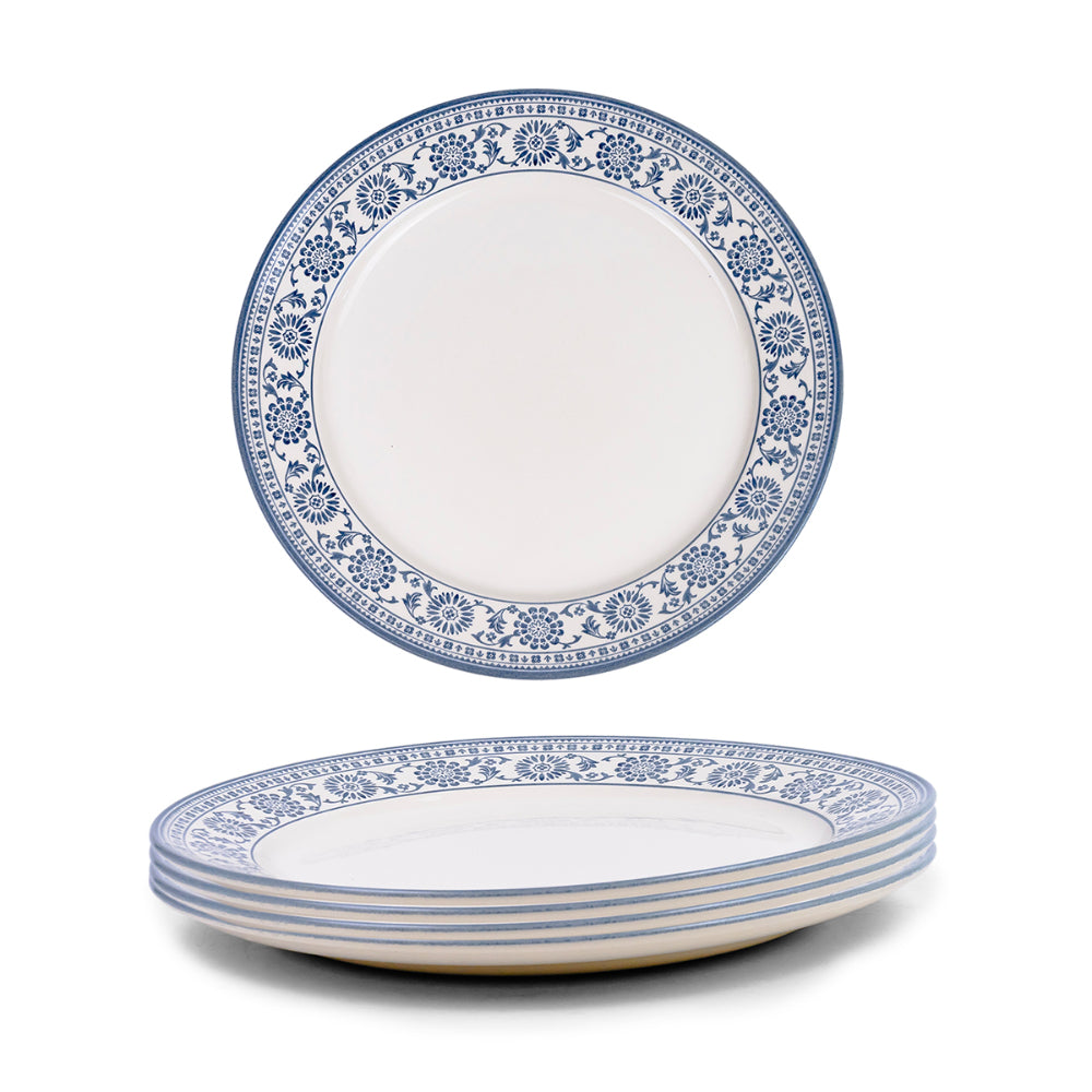 Claytan Plethora 12 inch Porcelain Chop Plate (Grey & White, Set Of 1)