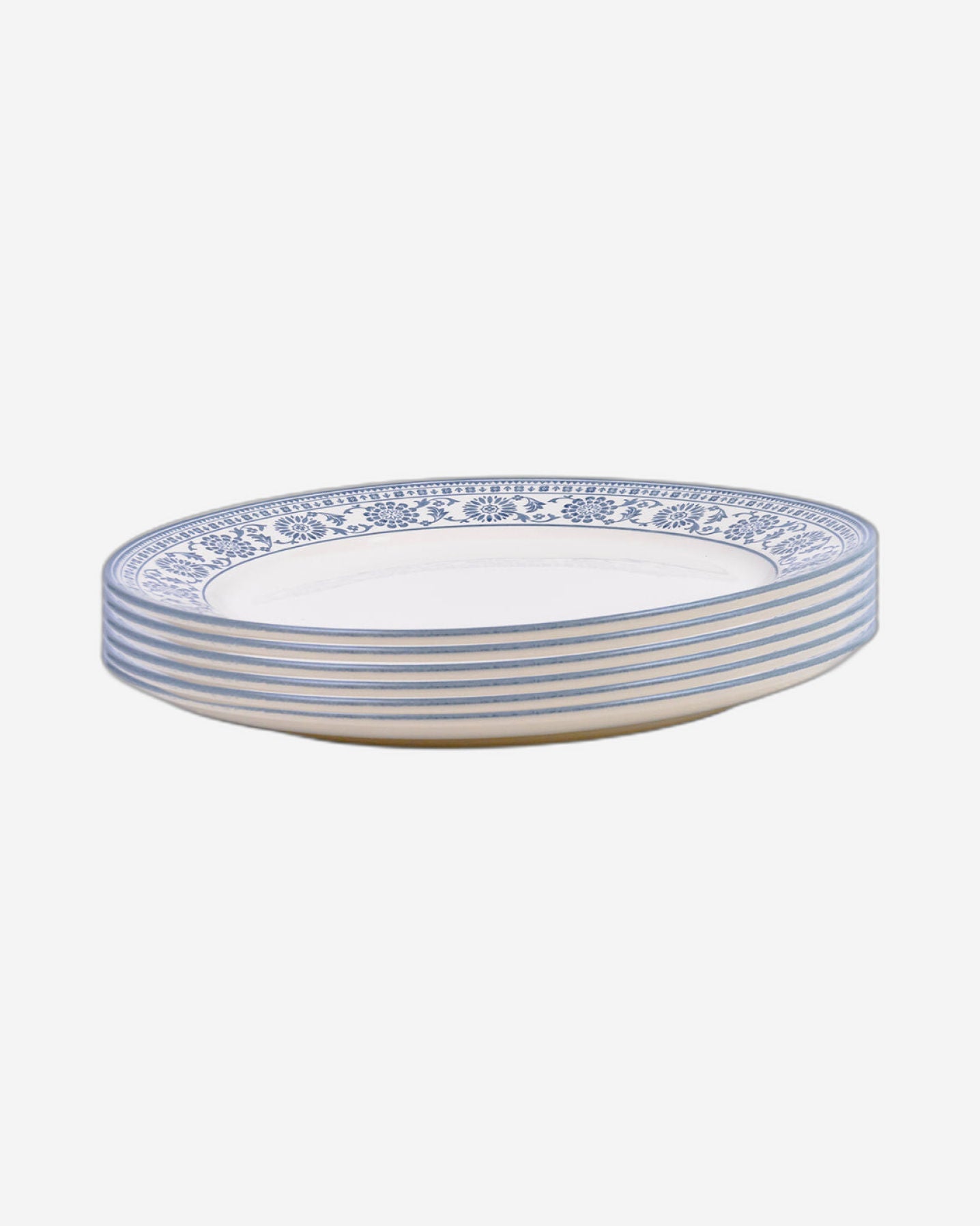Claytan Plethora 12 inch Porcelain Chop Plate (Grey & White, Set Of 1)