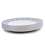 Claytan Plethora 12 inch Porcelain Chop Plate (Grey & White, Set Of 1)