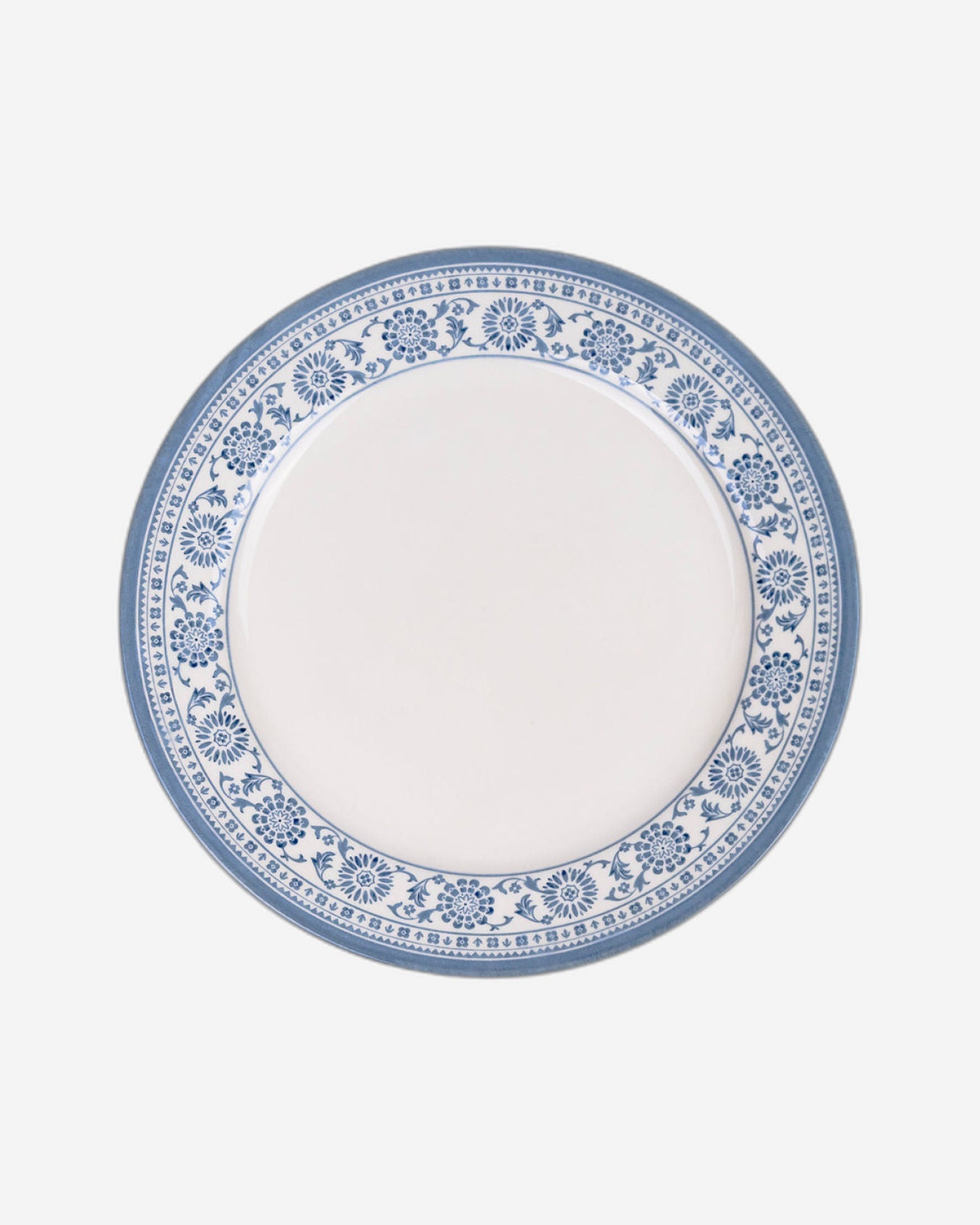 Claytan Plethora 10.5 inch Porcelain Dinner Plate (Grey & White, Set Of 1)