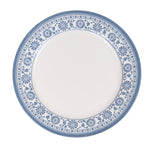 Claytan Plethora 10.5 inch Porcelain Dinner Plate (Grey & White, Set Of 1)