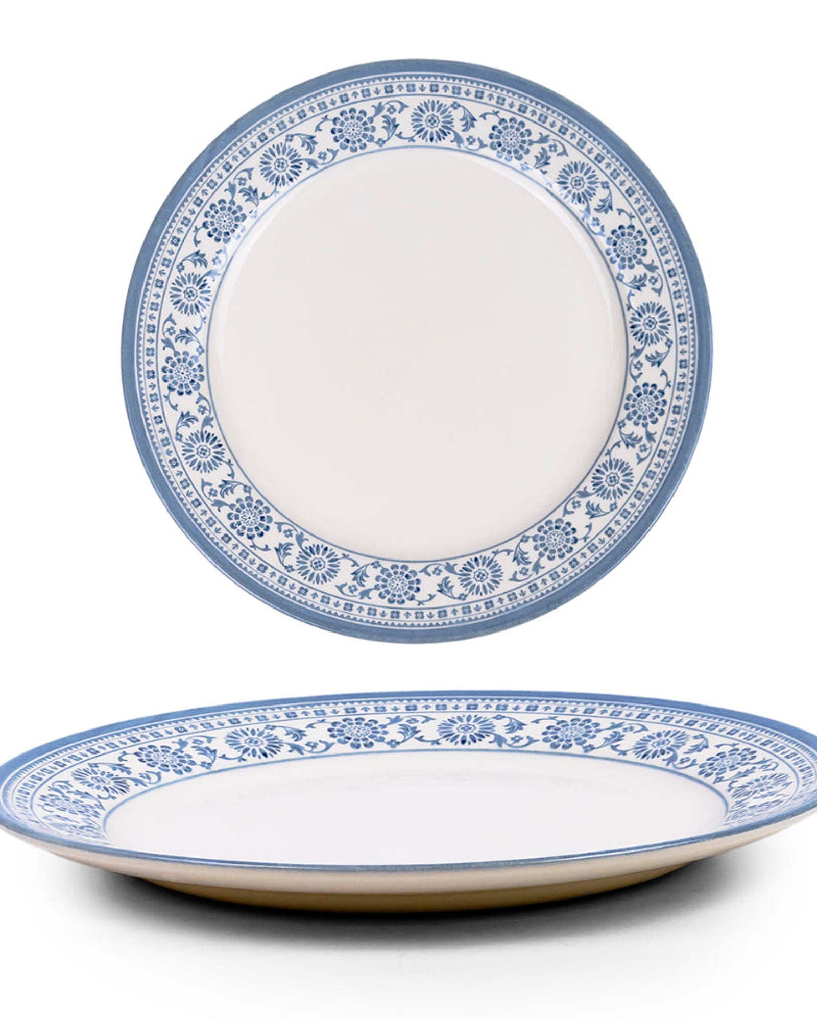Claytan Plethora 10.5 inch Porcelain Dinner Plate (Grey & White, Set Of 1)