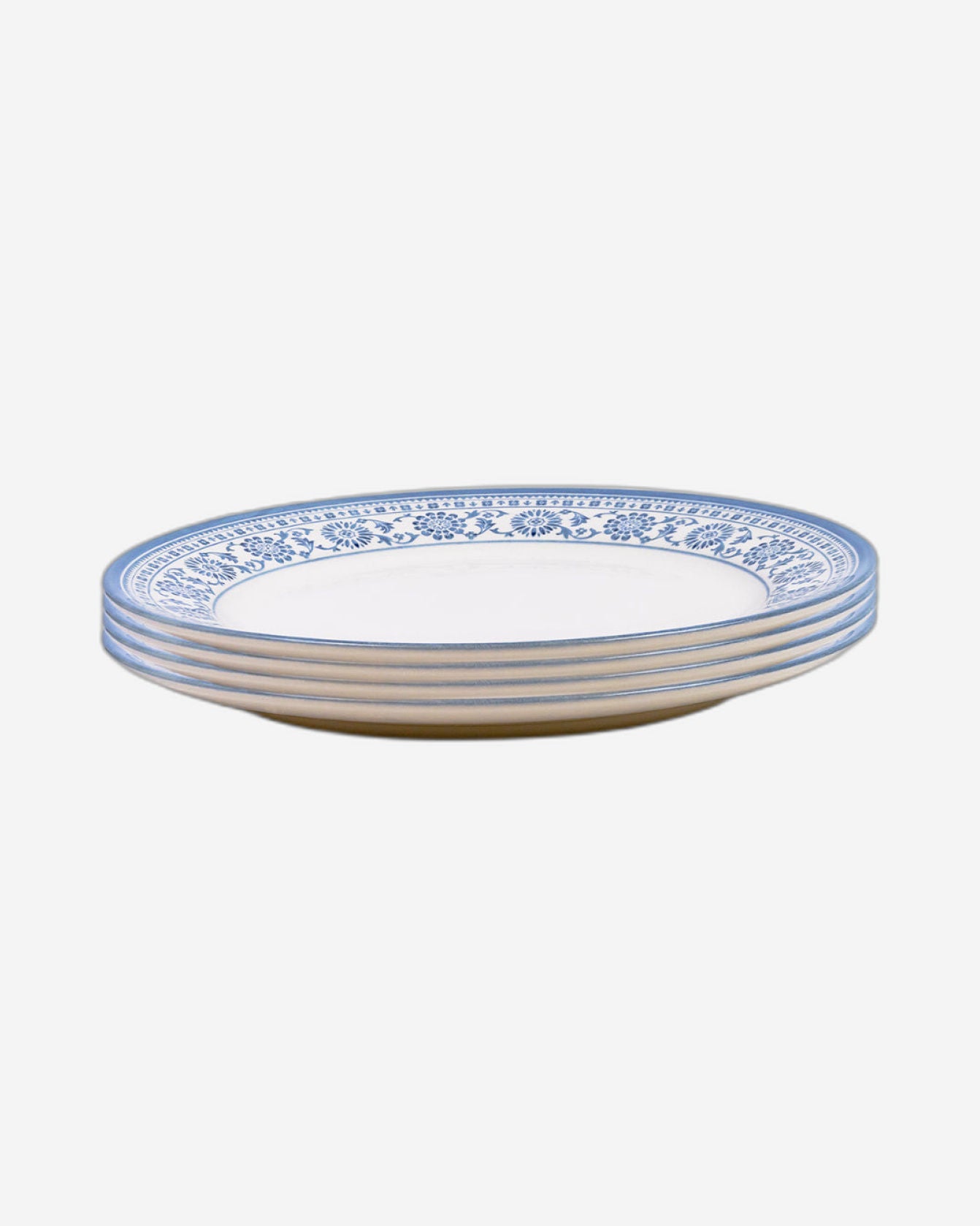 Claytan Plethora 10.5 inch Porcelain Dinner Plate (Grey & White, Set Of 1)