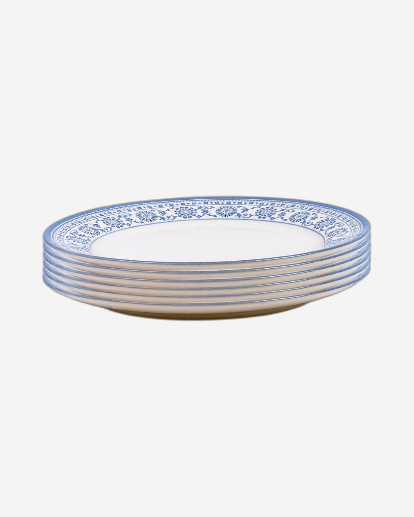 Claytan Plethora 10.5 inch Porcelain Dinner Plate (Grey & White, Set Of 1)