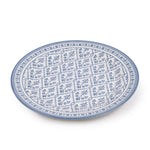 Claytan Plethora 9 inch Ceramic Soup Plate (Grey & White, Set Of 1)