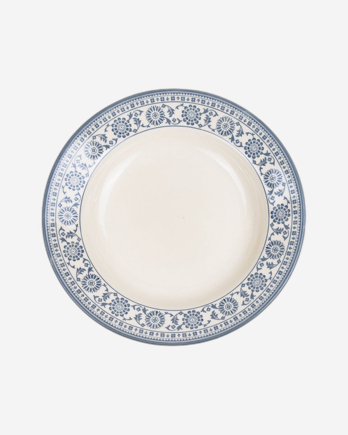Claytan Plethora 8 inch Ceramic Salad Plate (Grey & White, Set Of 1)
