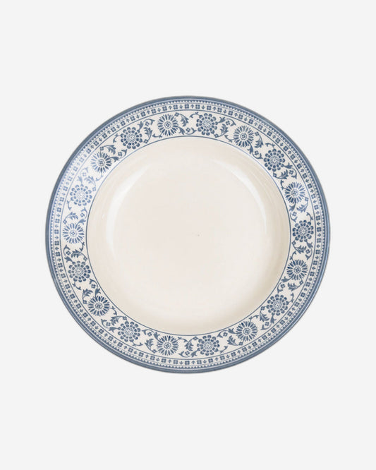 Claytan Plethora 8 inch Ceramic Salad Plate (Grey & White, Set Of 1)