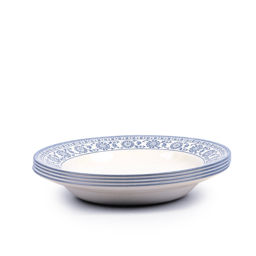 Claytan Plethora 8 inch Ceramic Salad Plate (Grey & White, Set Of 1)