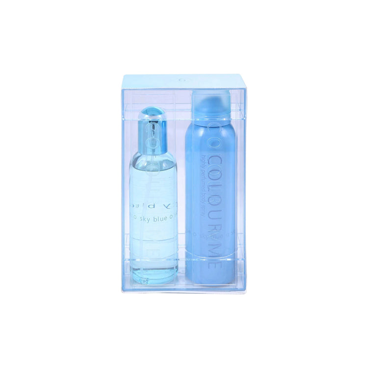 Colour Me Sky Blue Casket Fragrance Body Spray 100ml
