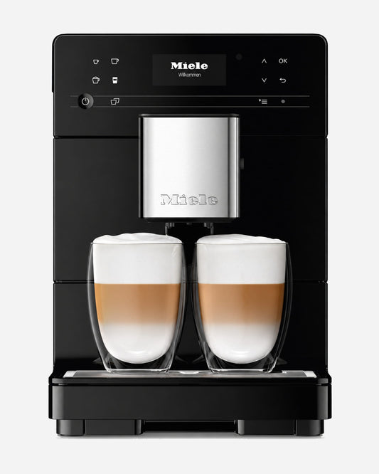 Miele CM 5310 Silence Automatic Bean-to-Cup Coffee Machine with OneTouch for Two, AromaticSystem, Milk Frothing, Obsidian Black