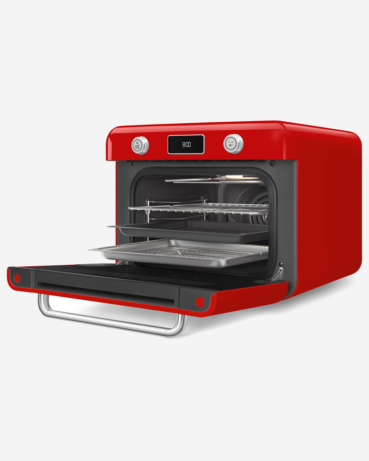 SMEG Countertop Combi Oven 50’s Style Red - COF01RDUK