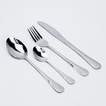 Cuisine Art Zoya 16-Piece Cutlery Set - Sleek Silver Stainless Steel Flatware