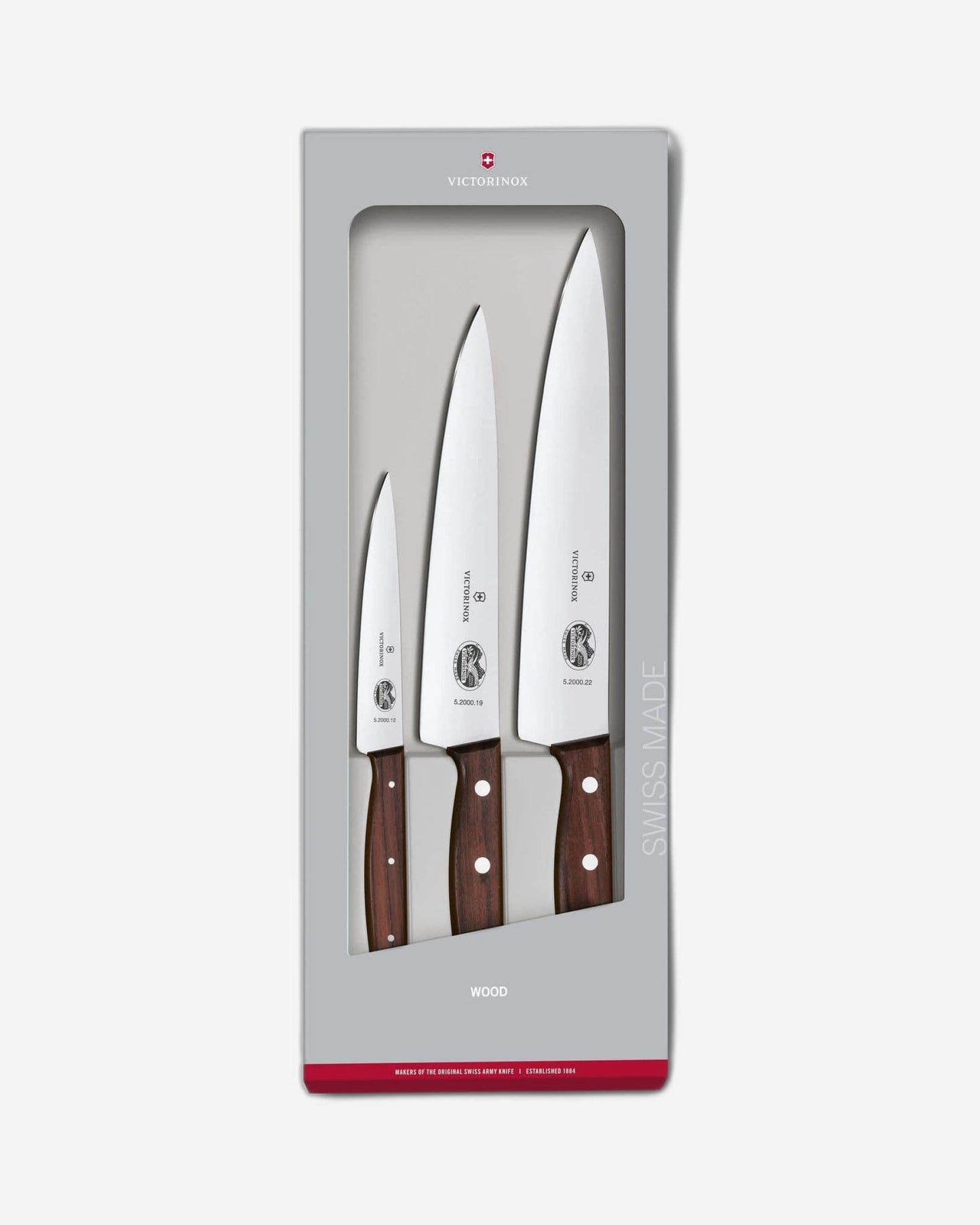 Victorinox Carving Knife Rosewood 3Pc Gift Set