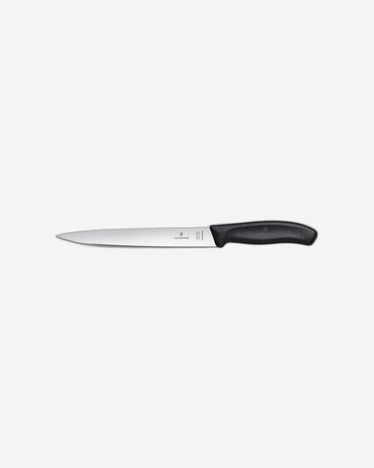 Victorinox Swiss Classic Filleting Knife Black Nylon Handle Flexible Blade 20cm - 6.8713.20B