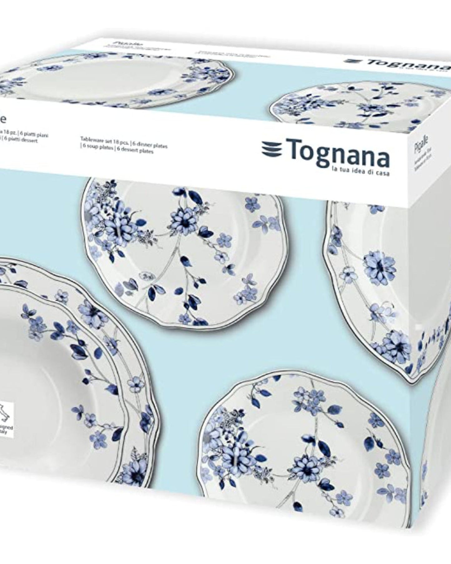 Tognana Table Set 18Pc Capetta Pigalle