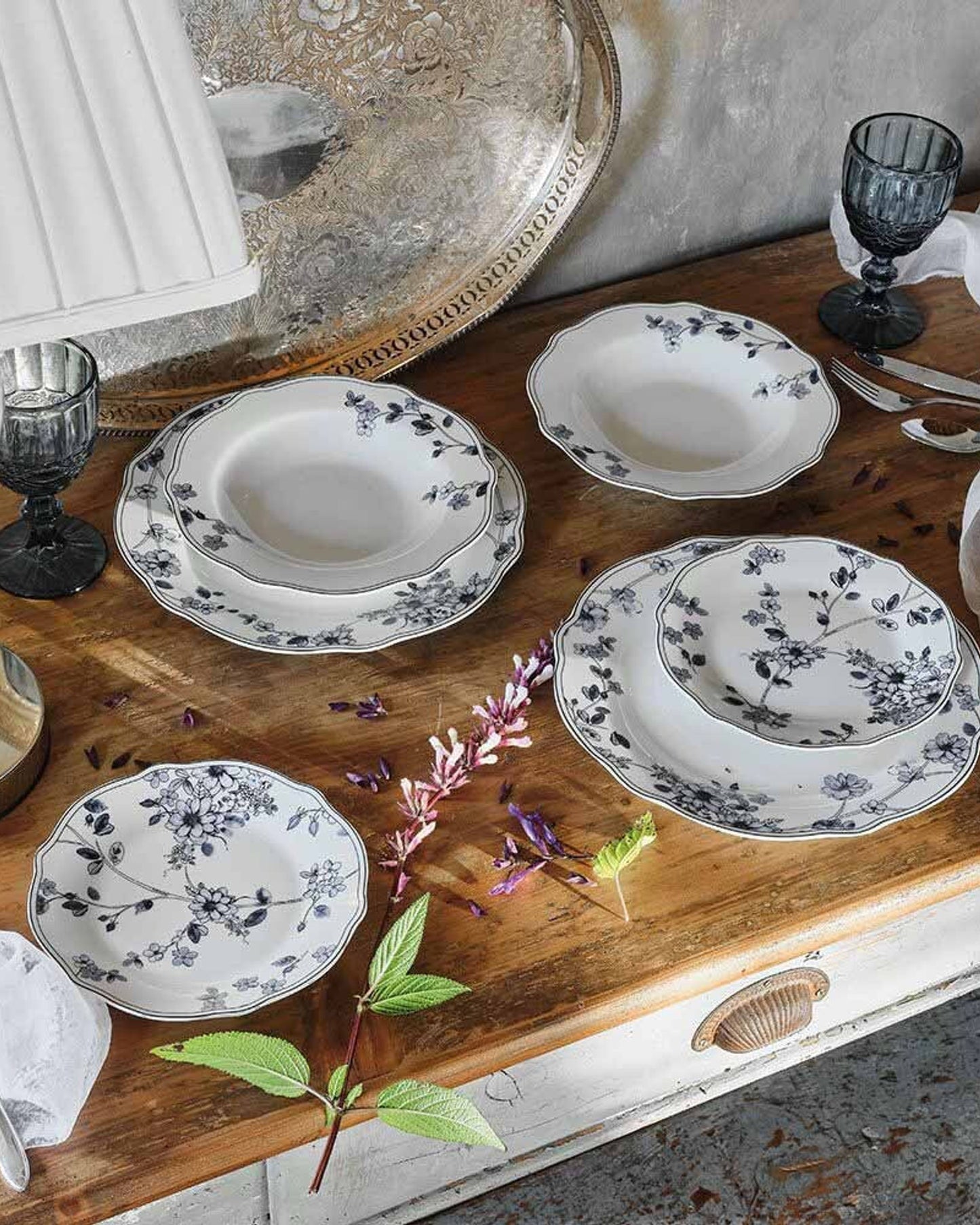Tognana Table Set 18Pc Capetta Pigalle