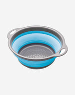 CW BR COLANDER 24CM COLLAPSIBLE BLUE