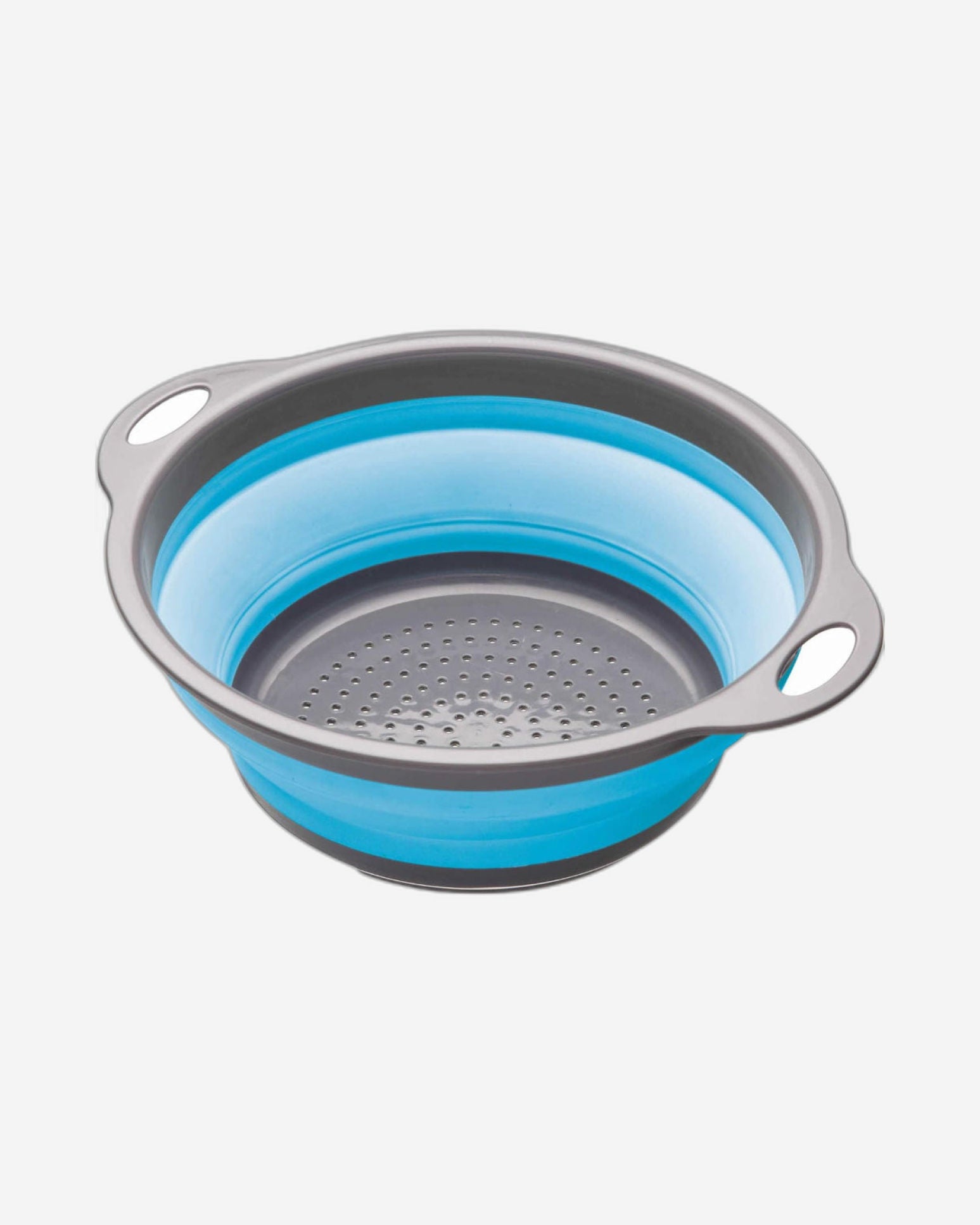 CW BR COLANDER 24CM COLLAPSIBLE BLUE