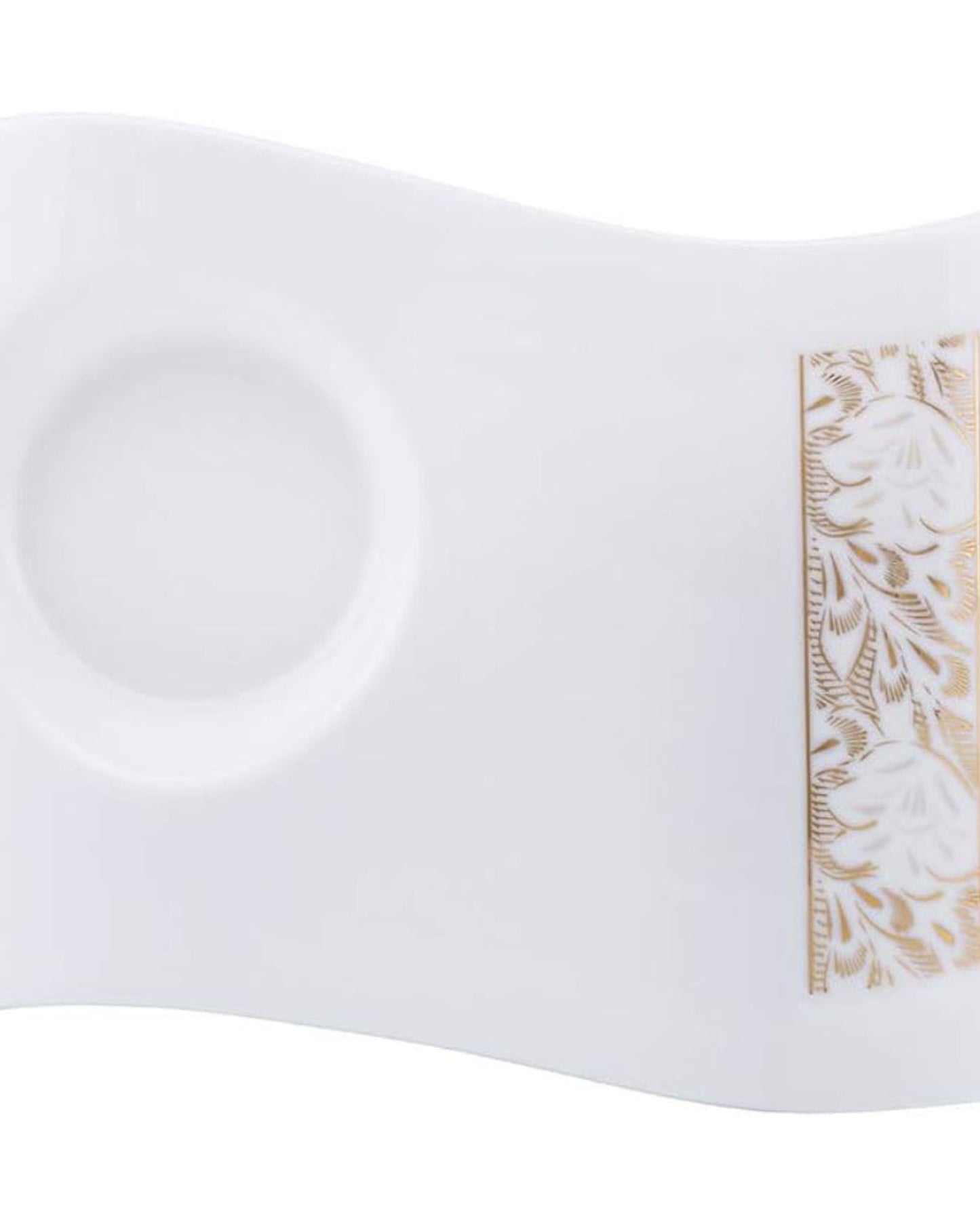 Shallow Porcelain 12-Piece Cup and Saucer Set, 200ml | Elegant White Tea and Coffee Set