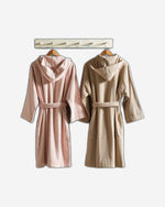 Christy "Brixton" Bathrobes in Pebble