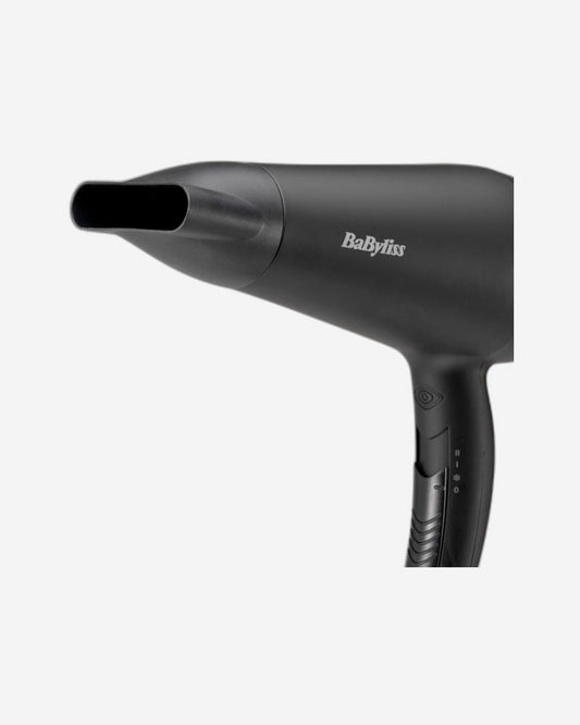 BaByliss DC Hair Dryer 2000W – Black | Ionic Technology, 1 Diffuser Nozzle, Fast Dry