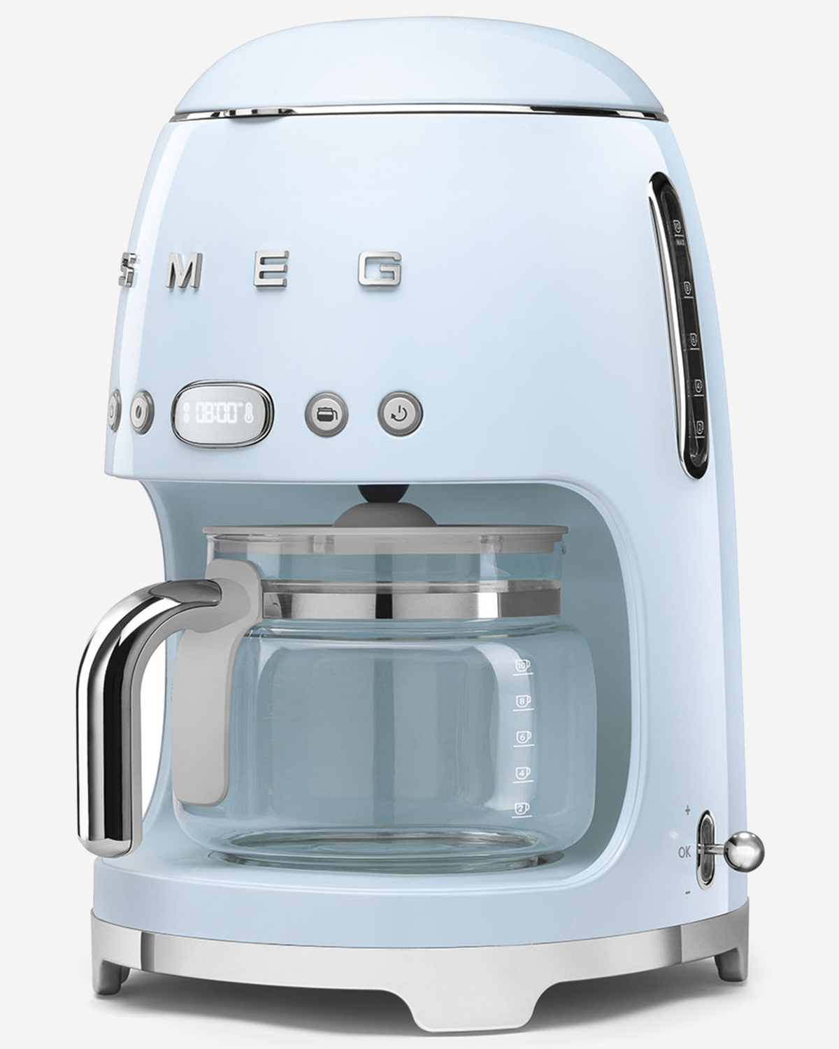 SMEG Drip Filter Coffee Machine Pastel Blue - DCF02PBUK