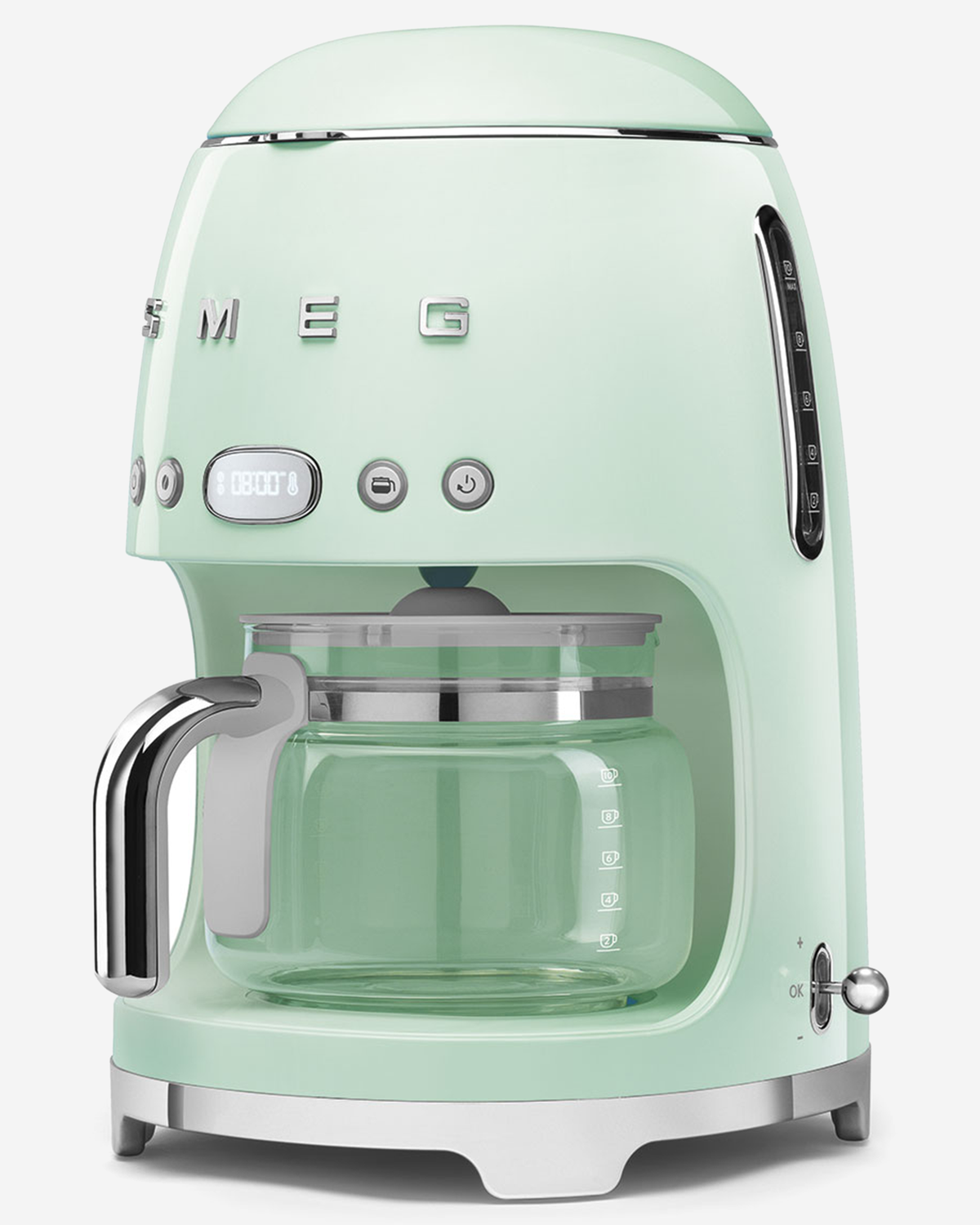 SMEG Drip Filter Coffee Machine Pastel Green - DCF02PGUK