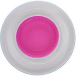 Shallow Swirl Porcelain Bowl Set, 2-Piece Elegant White Serving Bowls