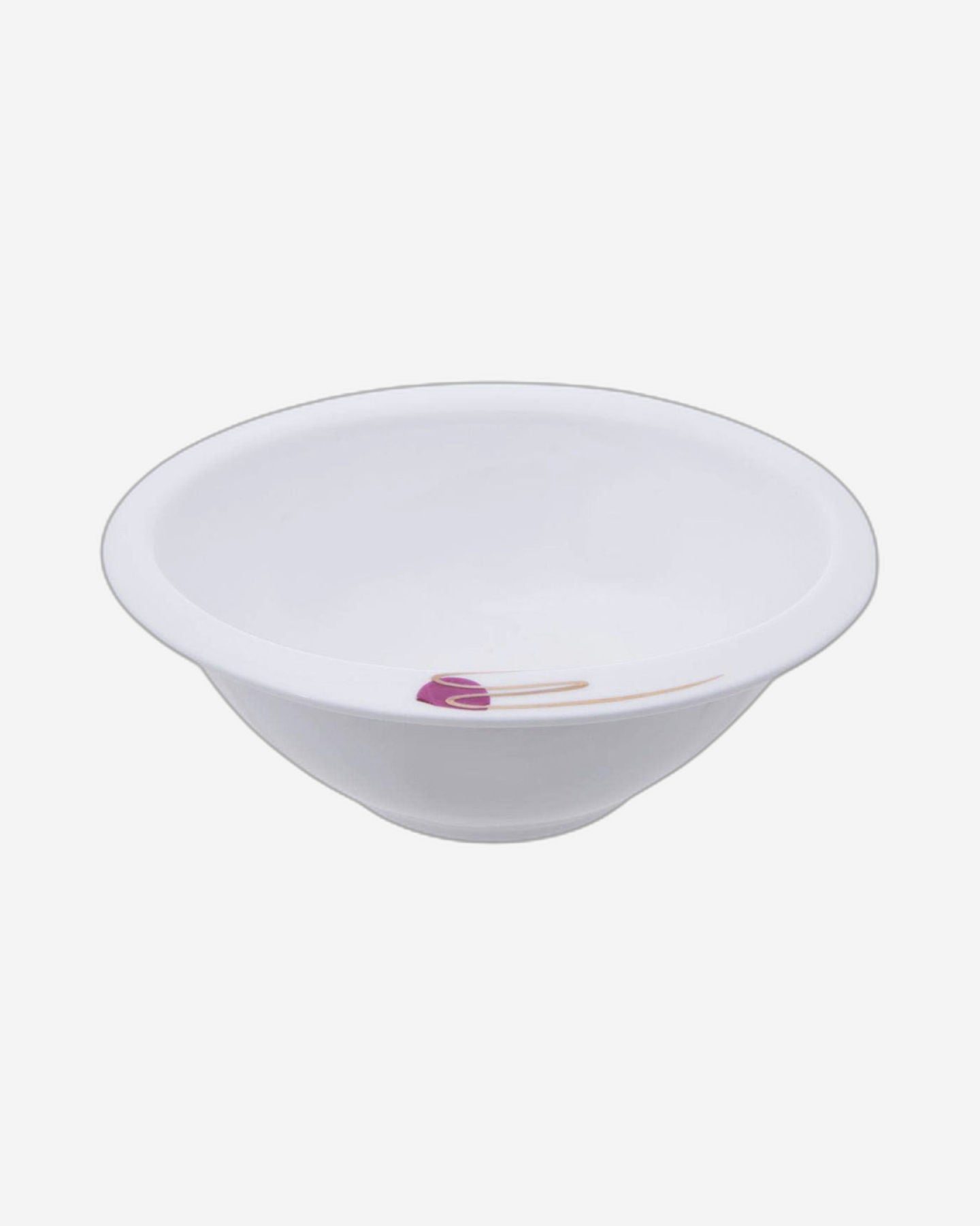 Shallow Porcelain Bowl - 10-Inch Serving Bowl, Elegant White Dinnerware