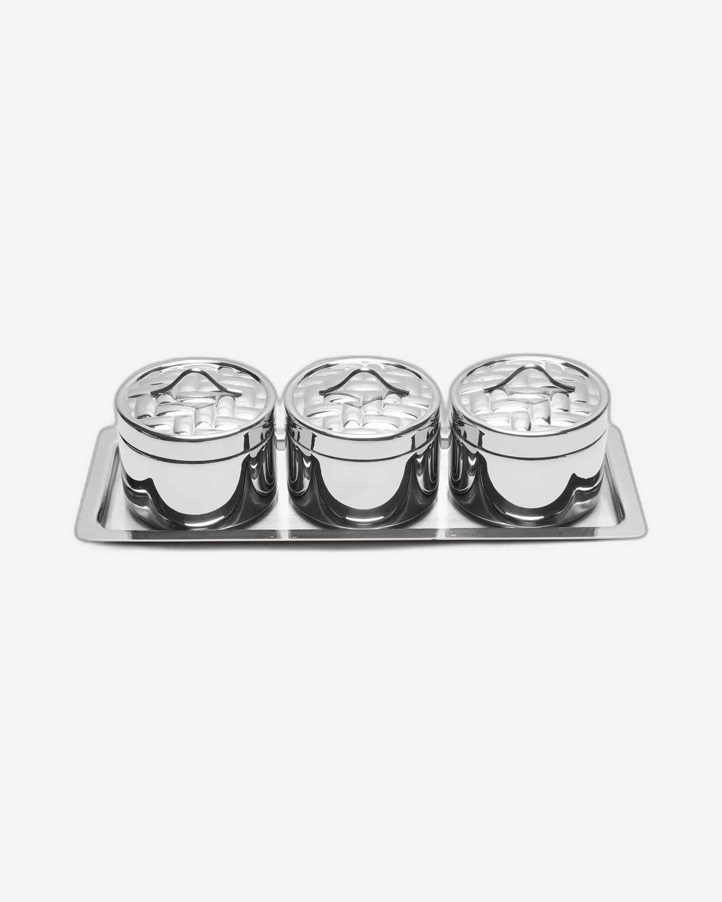 Global Tablewarefinger Food Serving Set  Stainless Steel