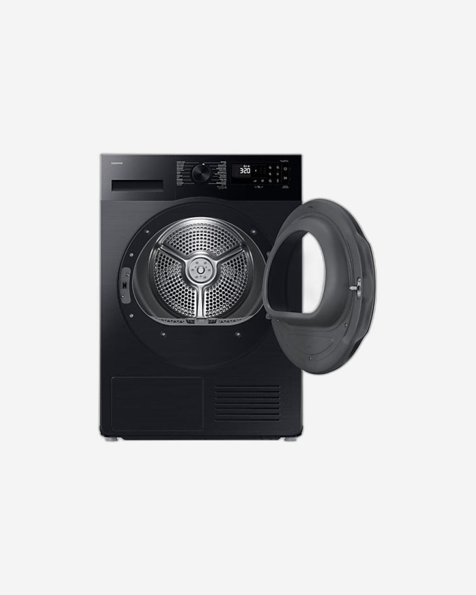 Samsung 9KG Heat Pump Dryer, DV90CGC2A0ABGU – A+++ Energy Efficiency, Hygiene Care, Optimal Drying Technology – Black