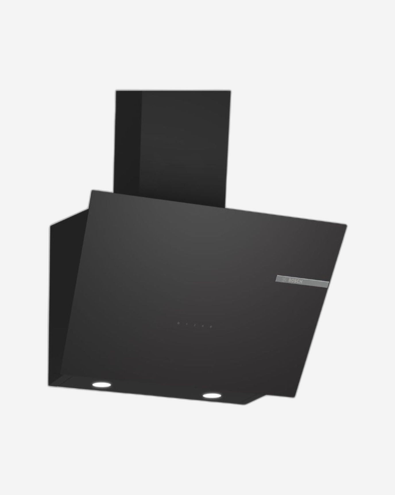 Bosch, 60cm, Wall-Mounted Cooker Hood, 700 m³/h Extraction, Glass Body, 2-Stage Intensive, DWK66PJ60M Black