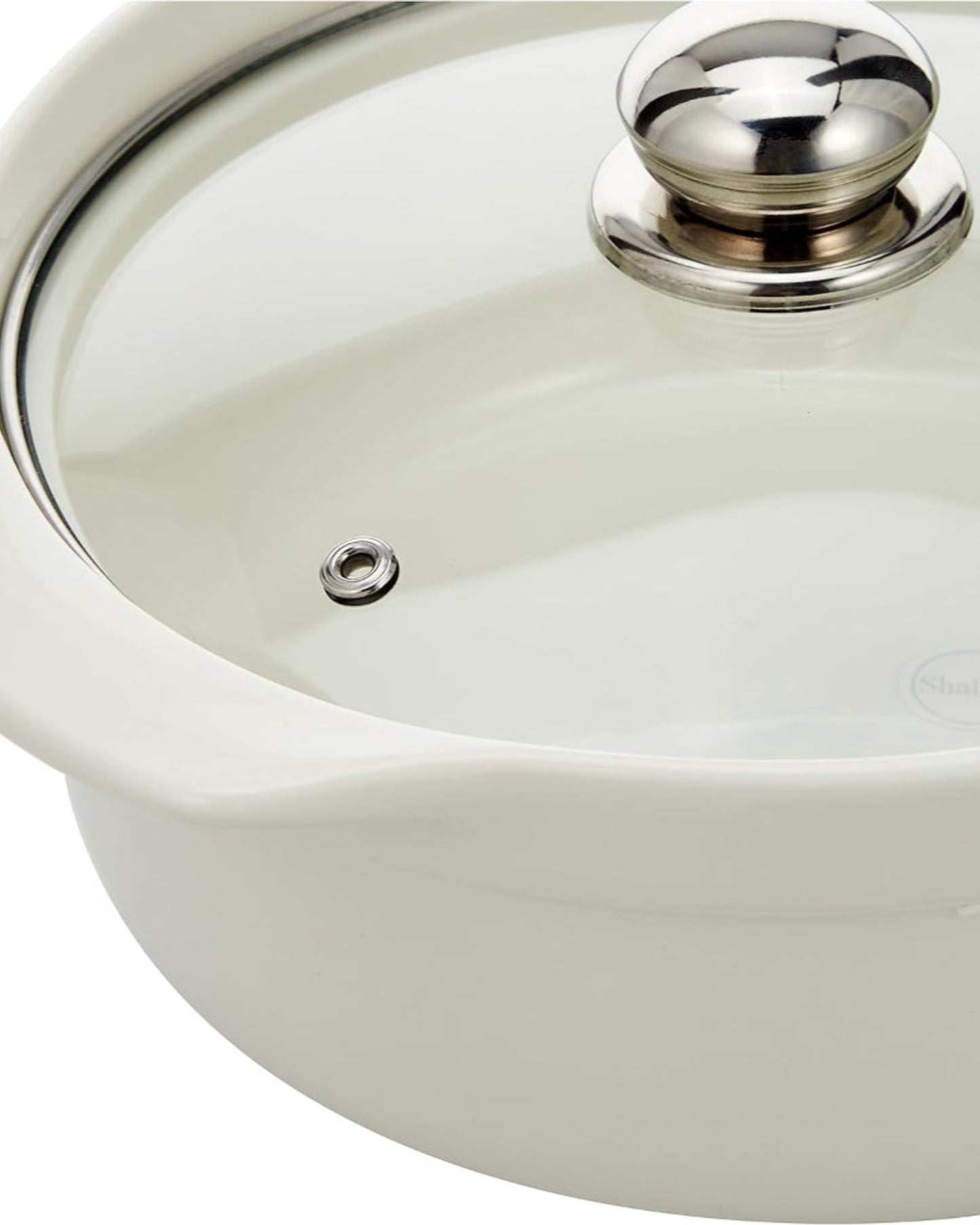 Bone China Shallow White soup set with Golden Metal Stand 15 pieces