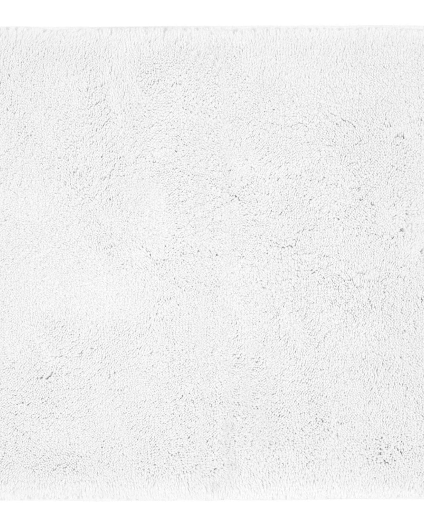 Christy Bath Rug Deep Pile White