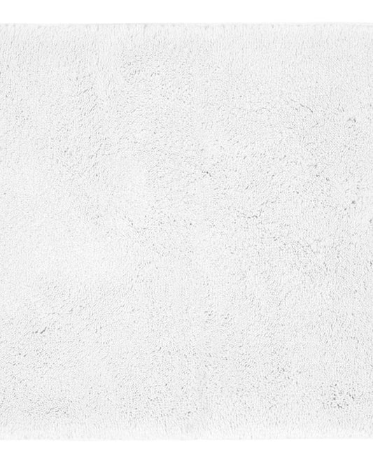 Christy "Deep Pile Rubber Back Tufted Bath Rug" White