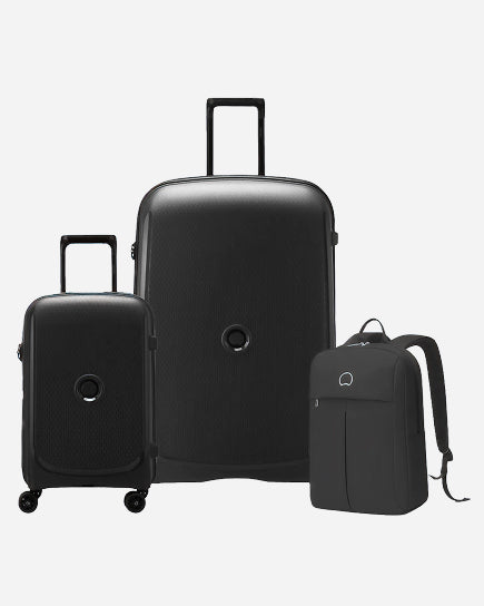 Delsey Paris Belmont Plus Non Expandable  2Piece Luggage Set + Free  Agreable Backpack