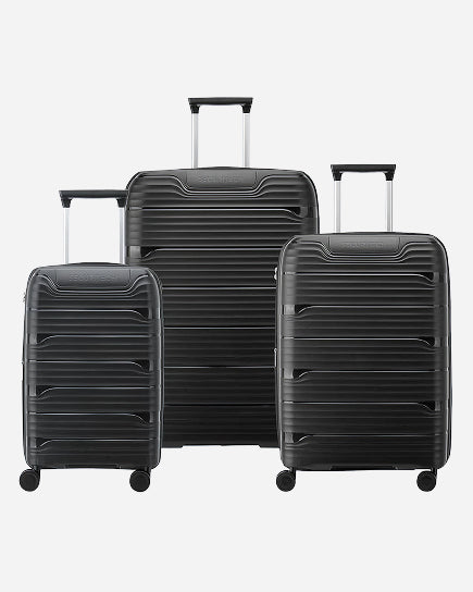Delsey Paris Securitech Dune 3Piece Set 4 Double Wheel Expandable Trolley