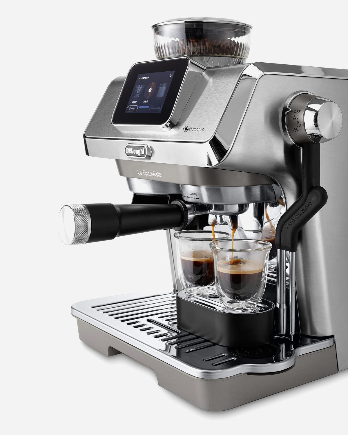 De'Longhi La Specialista Semi-Automatic Espresso Machine Touch Plus Cold Brew EC9455.M Metal (ESMA Certfied)