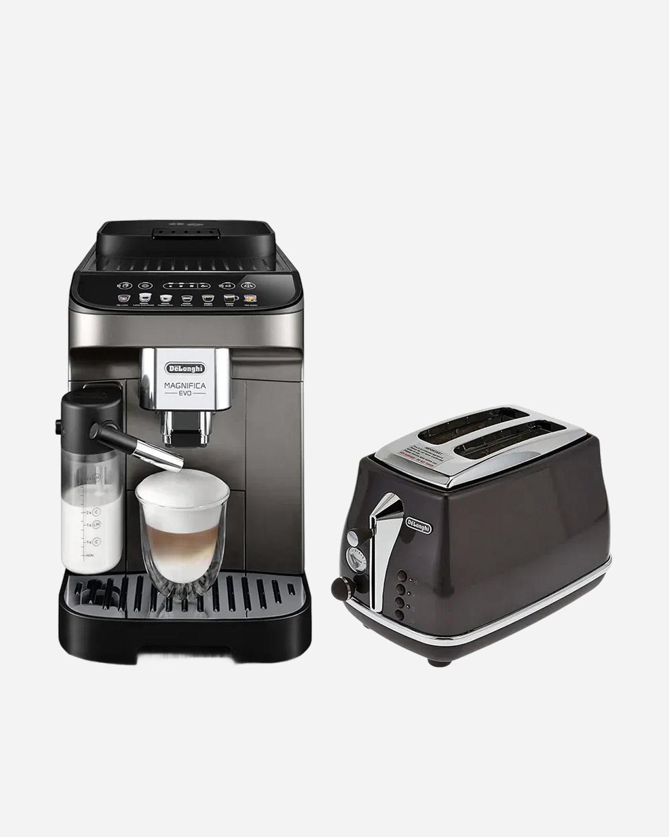 De'Longhi Magnifica Evo + Free Icon Slice Toaster