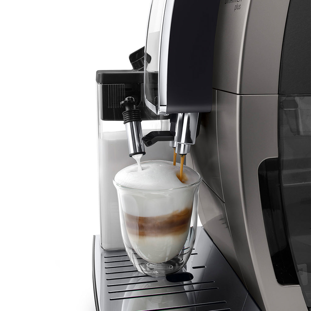 De'Longhi Coffee Machine DINAMICA PLUS Fully Automatic Bean to Cup Coffee Machine, 24+ Functions, Ideal for Espresso, Americano, Cappuccino, Latte, Macchiato & Many More Coffee Recipes ECAM380.95.TB (UAE ESMA Certified)