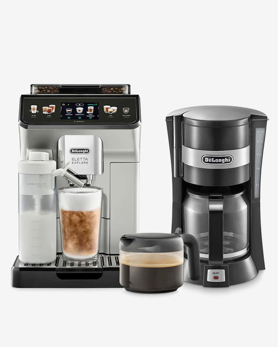 De'Longhi Eletta Explore + Free Filter Coffee Maker