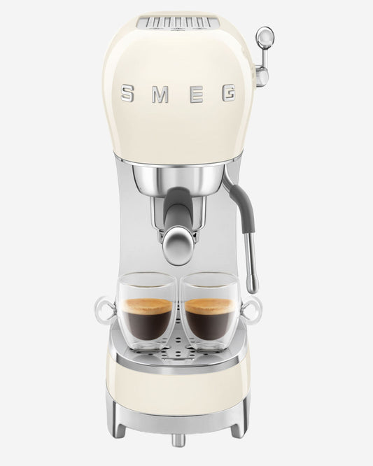 SMEG Espresso Machine Cream 50’s Style - ECF02CRUK