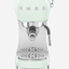 SMEG Espresso Coffee Machine Pastel Green - ECF02PGUK