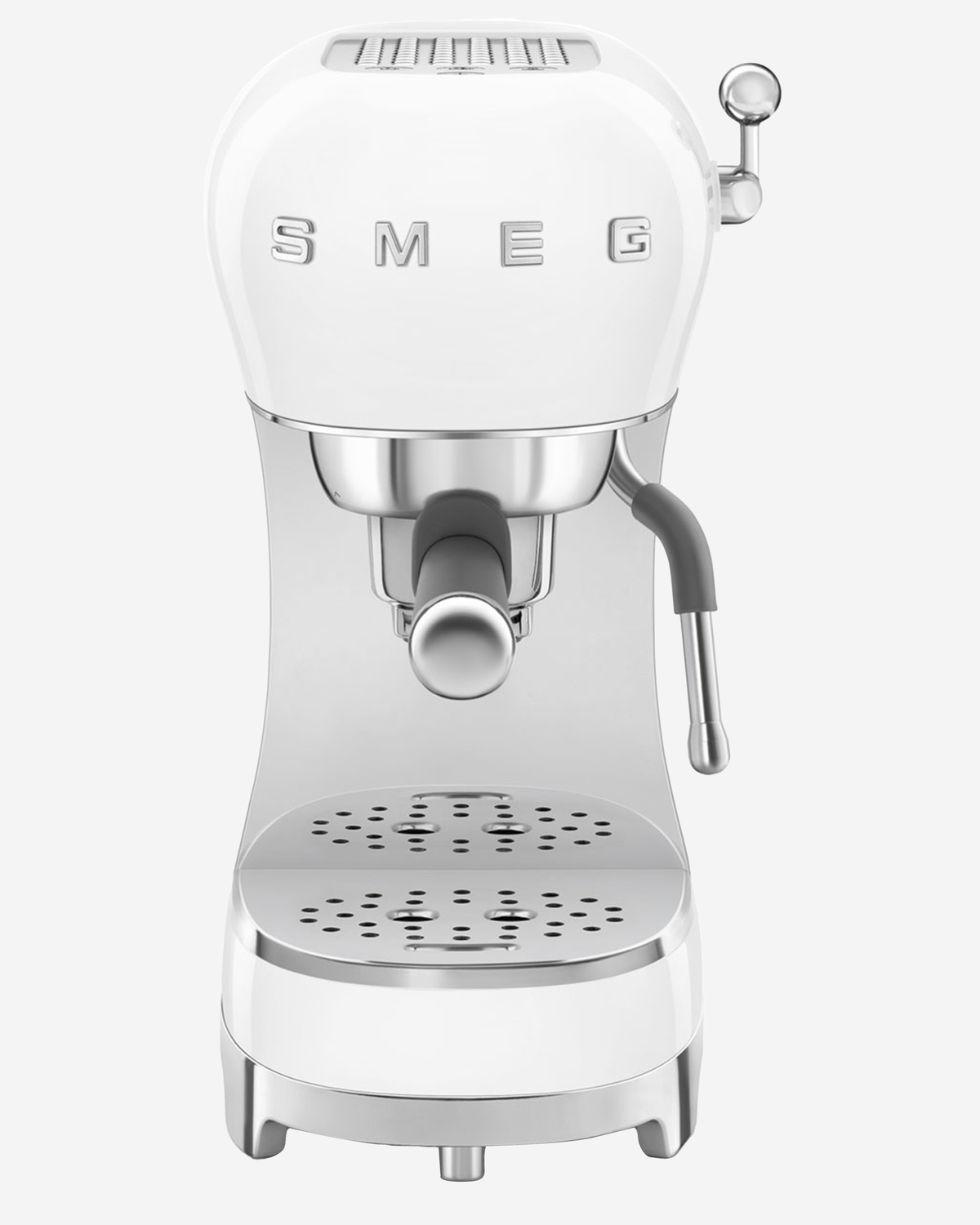 SMEG Espresso Coffee Machine White New - ECF02WHUK